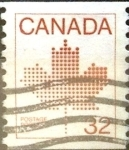 Sellos de America - Canad� -  Intercambio 0,20 usd 32 cents. 1983