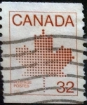 Stamps Canada -  Intercambio 0,20 usd 32 cents. 1983