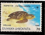 Stamps : Europe : Greece :  Animales en peligro de extinción.