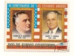 Stamps Africa - Equatorial Guinea -  Presidentes de EEUU Franklin D. Roosevelt   1933-1945 y Harry S. Truman 1945-1953