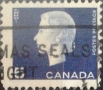 Sellos de America - Canad� -  Intercambio 0,20 usd 5 cents. 1963