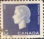 Stamps Canada -  Intercambio 0,20 usd 5 cents. 1963