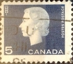 Stamps Canada -  Intercambio 0,20 usd 5 cents. 1963