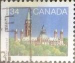 Sellos del Mundo : America : Canad� : Intercambio 0,20 usd 34 cents. 1985
