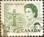 Stamps Canada -  Intercambio 0,20 usd 2 cents. 1967
