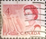 Stamps Canada -  Intercambio 0,20 usd 4 cents. 1967