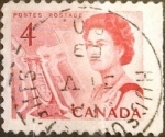 Stamps Canada -  Intercambio 0,20 usd 4 cents. 1967