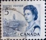 Stamps Canada -  Intercambio 0,20 usd 5 cents. 1967