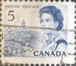 Sellos de America - Canad� -  Intercambio 0,20 usd 5 cents. 1967