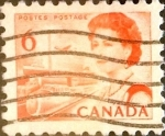 Stamps Canada -  Intercambio 0,20 usd 6 cents. 1968