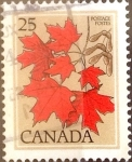 Stamps Canada -  Intercambio 0,20 usd 25 cents. 1977