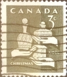 Stamps Canada -  Intercambio 0,20 usd 3 cents. 1965