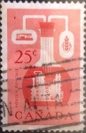Stamps Canada -  Intercambio 0,20 usd 25 cents. 1956
