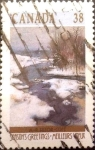 Stamps Canada -  Intercambio 0,30 usd 38 cents. 1989