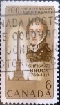 Stamps Canada -  Intercambio 0,20 usd 6 cents. 1969
