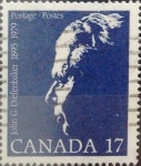 Sellos de America - Canad� -  Intercambio 0,20 usd 17 cents. 1980