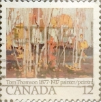 Stamps Canada -  Intercambio cr3f 0,20 usd 12 cents. 1977