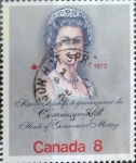 Stamps Canada -  Intercambio 0,20 usd 8 cents. 1973