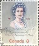 Stamps Canada -  Intercambio 0,20 usd 8 cents. 1973