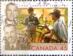 Stamps Canada -  Intercambio cxrf2 0,25 usd 45 cents. 1997
