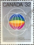 Stamps Canada -  Intercambio 0,20 usd 32 cents. 1983