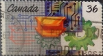 Sellos de America - Canad� -  Intercambio 0,20 usd 36 cents. 1987