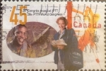 Stamps Canada -  Intercambio 0,25 usd 45 cents. 1997