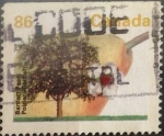 Stamps Canada -  Intercambio 0,60 usd 86 cents. 1992