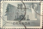 Stamps Canada -  Intercambio 0,20 usd 20 cents. 1952