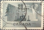 Sellos de America - Canad� -  Intercambio 0,20 usd 20 cents. 1952