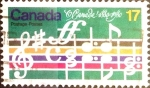 Sellos de America - Canad� -  Intercambio 0,20 usd 17 cents. 1980