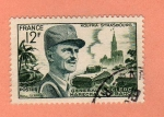 Stamps France -  Scott 692a. General Leclerc Márechal.