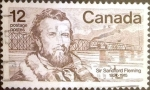 Stamps Canada -  Intercambio crxf 0,20 usd 12 cents. 1977