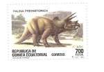 Stamps Equatorial Guinea -  Fauna Prehistorica