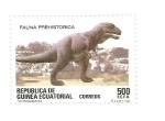 Sellos de Africa - Guinea Ecuatorial -  Fauna Prehistorica