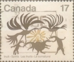 Stamps Canada -  Intercambio 0,20 usd 17 cents. 1980