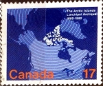 Stamps Canada -  Intercambio crxf 0,20 usd 17 cents. 1980