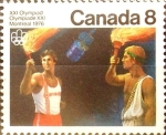 Stamps Canada -  Intercambio 0,20 usd 8 cents. 1976