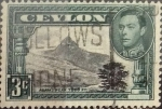 Stamps Sri Lanka -  Intercambio 0,20 usd 3 cents. 1942