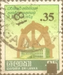 Sellos de Asia - Sri Lanka -  Intercambio 0,40 usd 35 sobre 25 cents. 1980