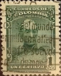 Stamps : America : Colombia :  Intercambio 0,20 usd 1 cents. 1939