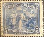 Stamps Colombia -  Intercambio 0,20 usd 5 cents. 1949