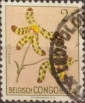 Stamps : Africa : Democratic_Republic_of_the_Congo :  Intercambio 0,20 usd 2 francos 1952
