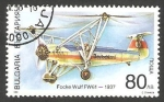 Stamps : Europe : Bulgaria :  3783 - Focke Wulf FW 61, 1937