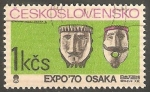 Sellos de Europa - Checoslovaquia -  1774 - Exposición Universal Osaka 70