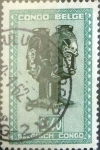 Stamps : Africa : Democratic_Republic_of_the_Congo :  Intercambio cxrf 0,20 usd 2,40 francos 1950