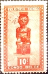 Stamps : Africa : Democratic_Republic_of_the_Congo :  Intercambio 0,20 usd 10 cents. 1948