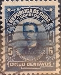 Sellos de America - Cuba -  Intercambio 0,20 usd 5 cents. 1911