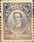 Stamps Cuba -  Intercambio 0,20 usd 5 cents. 1911