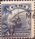 Stamps : America : Cuba :  5 cents. 1905